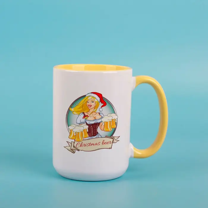Image personnalisée 15oz tasses à café en céramique Photos de famille conception tasse texte personnalisé bricolage