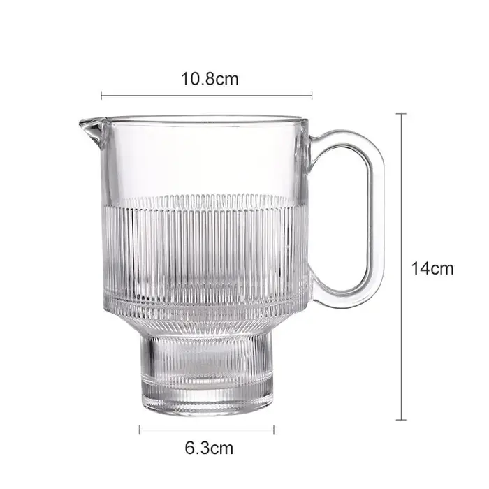 Tasse à Cocktail en verre sans plomb avec poignée