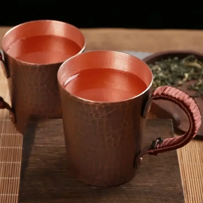 Tasse à café Vintage en cuivre pur