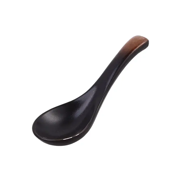 Cuillère à soupe en céramique japonaise, cuillère à manger, Cuillères créatives, Ustensile de cuisin