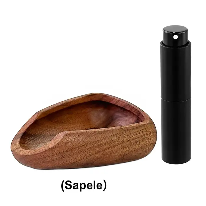 Leeseph – tasse doseuse multifonctionnelle en bois pour grains de café et flacon pulvérisateur léger