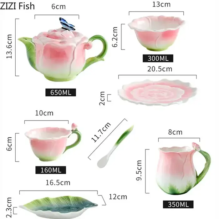 Ensemble de tasses à café et thé Kungfu en céramique
