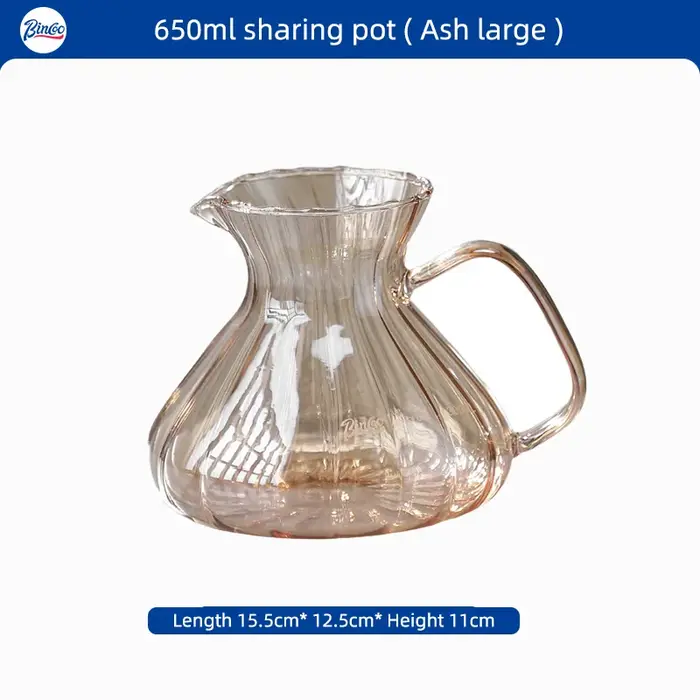 Carafe à café en verre Bincoo 500 ml / 600 ml