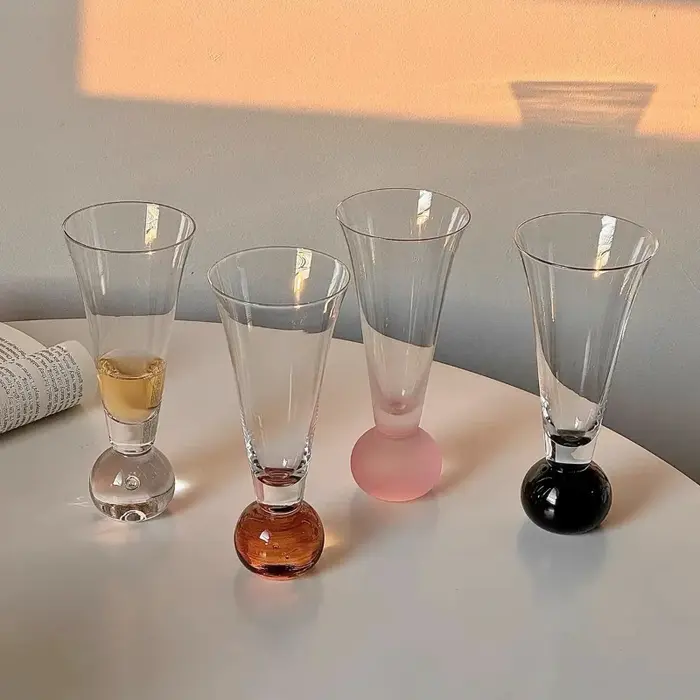 Verre à Champagne planète créative