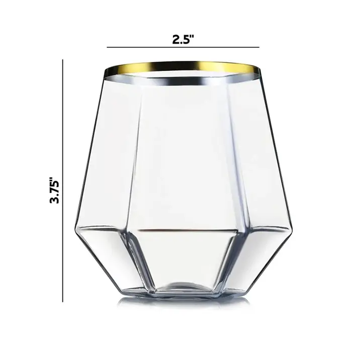 Verres à vin de mariage 360ml