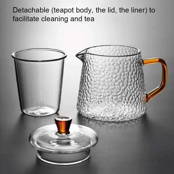 Théière Japonaise en Verre Borosilicate avec Infuseur