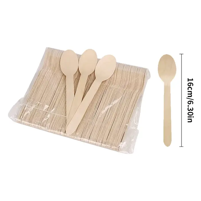 Bols en papier jetables en Grain de bois