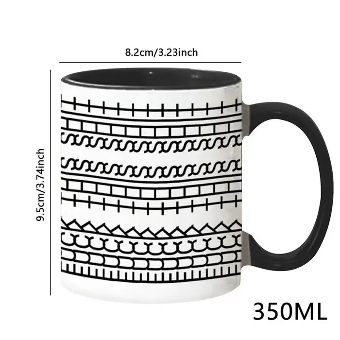 Tasse en céramique, tasse à café sûre au micro-ondes