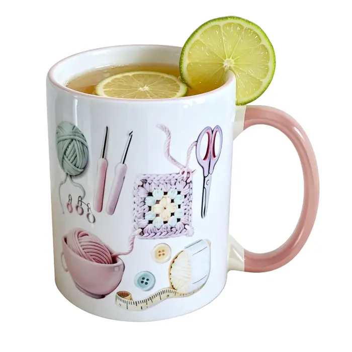 Tasse à café en céramique fantaisie 330 ml