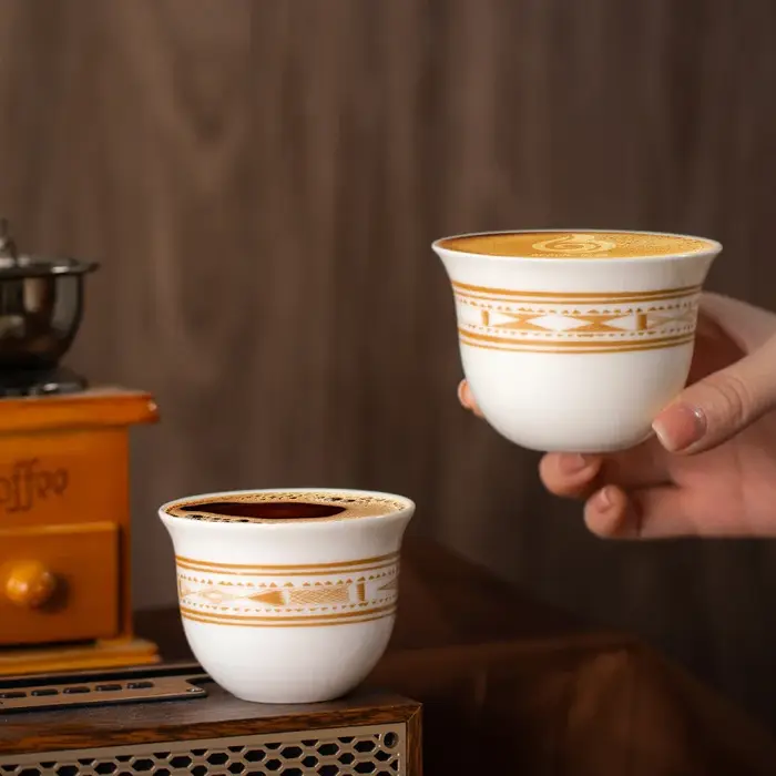 Tasse à café créative rétro de Style moyen-orient, tasse à thé en porcelaine rétro de 120ml/160ml
