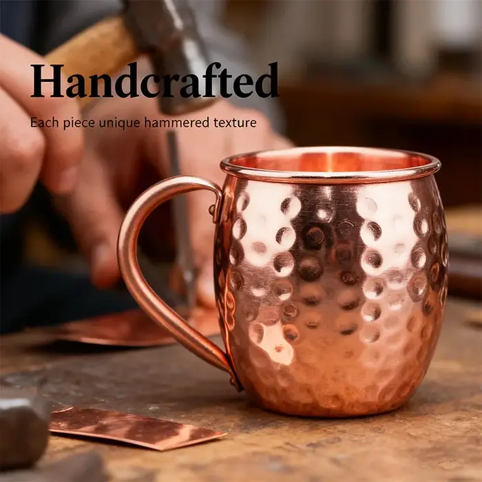 Tasse à Moscow Mule 100% Cuivre