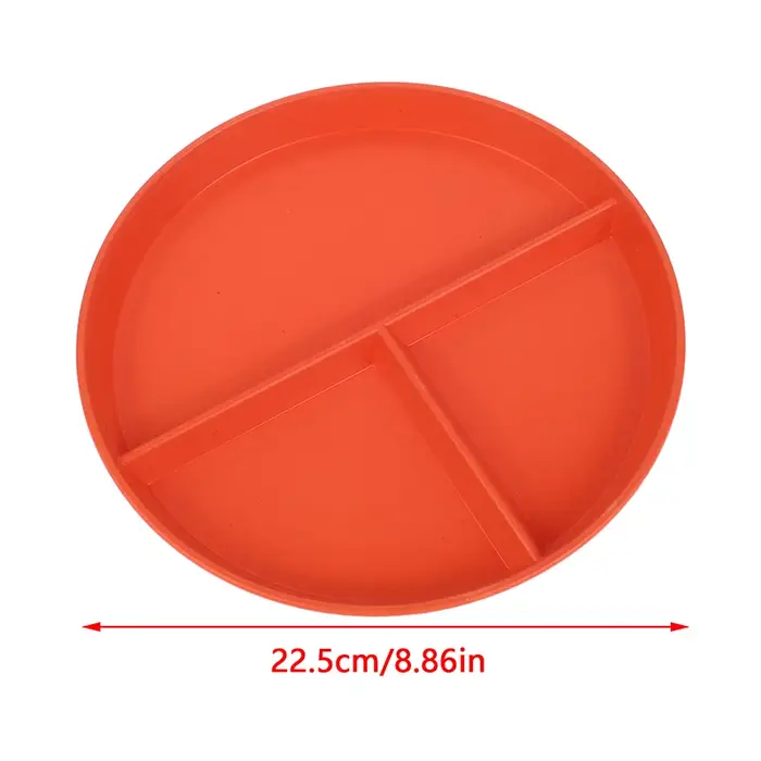 Assiette ronde réutilisable pour la cuisine