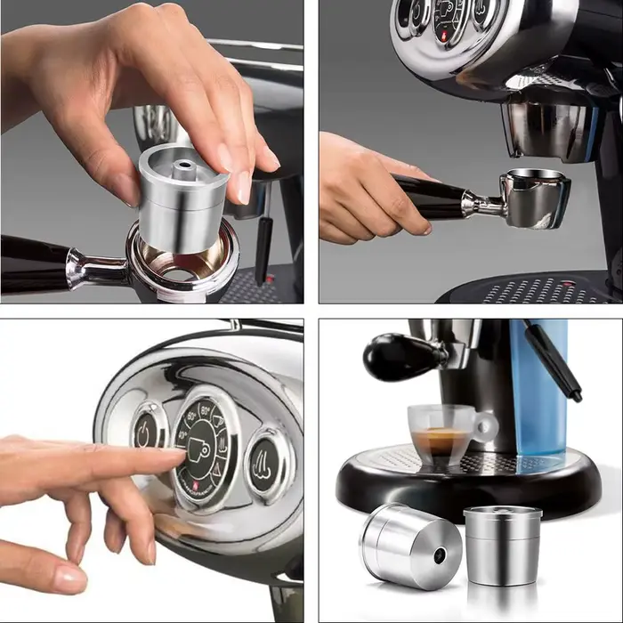 Capsule de café réutilisable ICafilas pour machine illy X7.1 illy Y5, filtre à café rechargeable en 