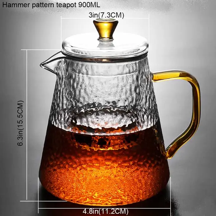Théière Japonaise en Verre Borosilicate avec Infuseur