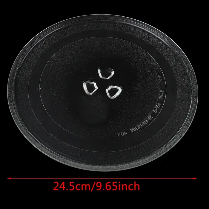 Plateau à disque en verre pour four à micro-ondes 245mm