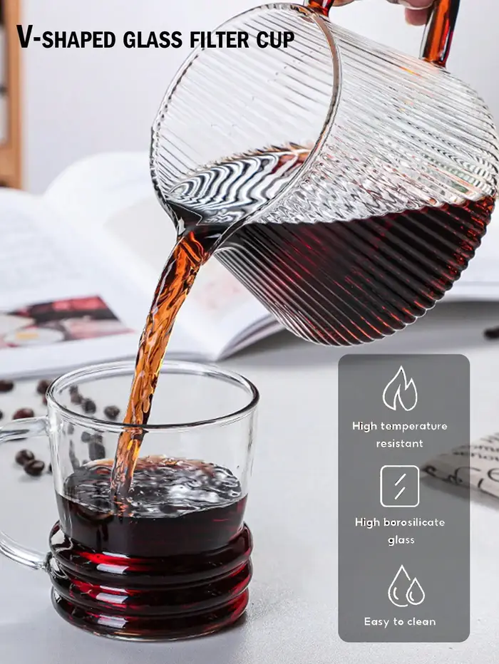 Tasses à café en verre