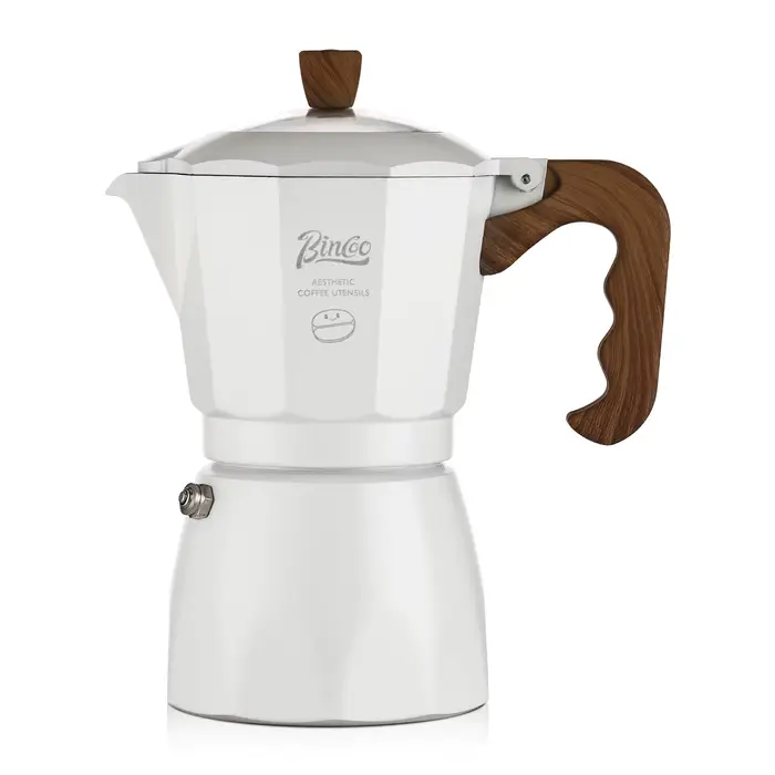 Bincoo – cafetière à expresso à double Valve en aluminium, 4 tasses, cuisinière de Style italien, ca