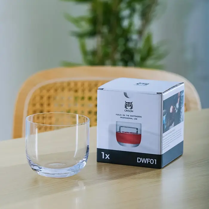 Verre à fond rond en cristal CRISON DWF01 - Verres classiques pour whisky