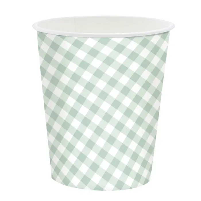 Nouvelle vaisselle de fête à thème en dentelle verte