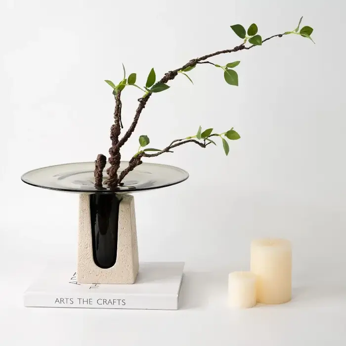 Vases en verre modernes