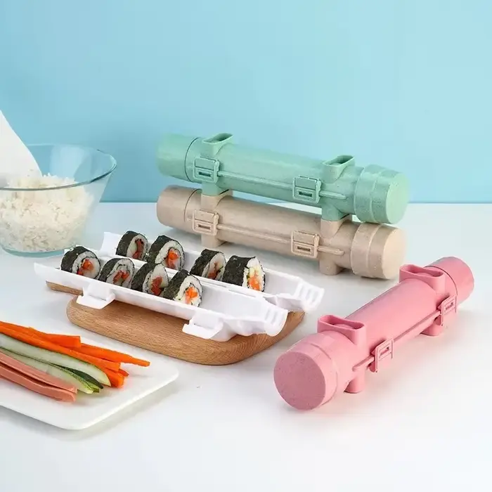 Bricolage cylindre Sushi faisant la Machine rapide Sushi Bazooka japonais roulé riz viande moule bou