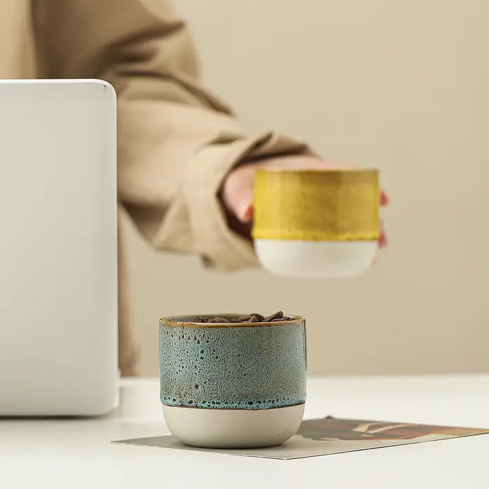 Ceramic espresso cups - Espresso cups suitable for coffee and tea