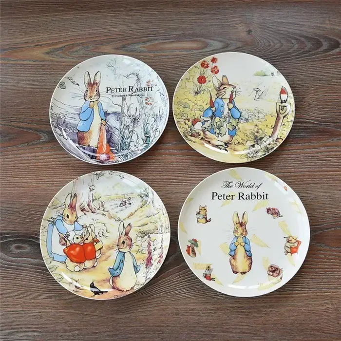Assiette à collation en céramique