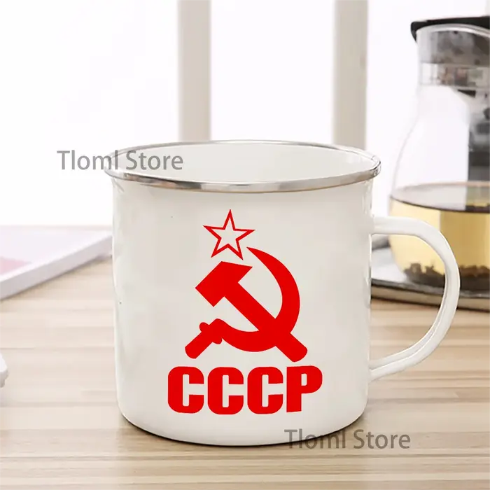 Tasse à café émaillée CCCP