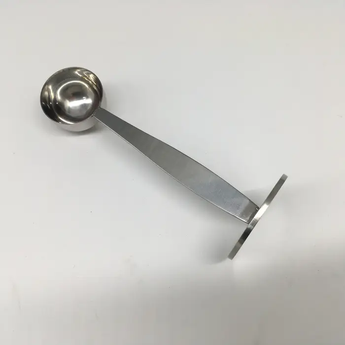 Cuillère à café avec support en acier inoxydable