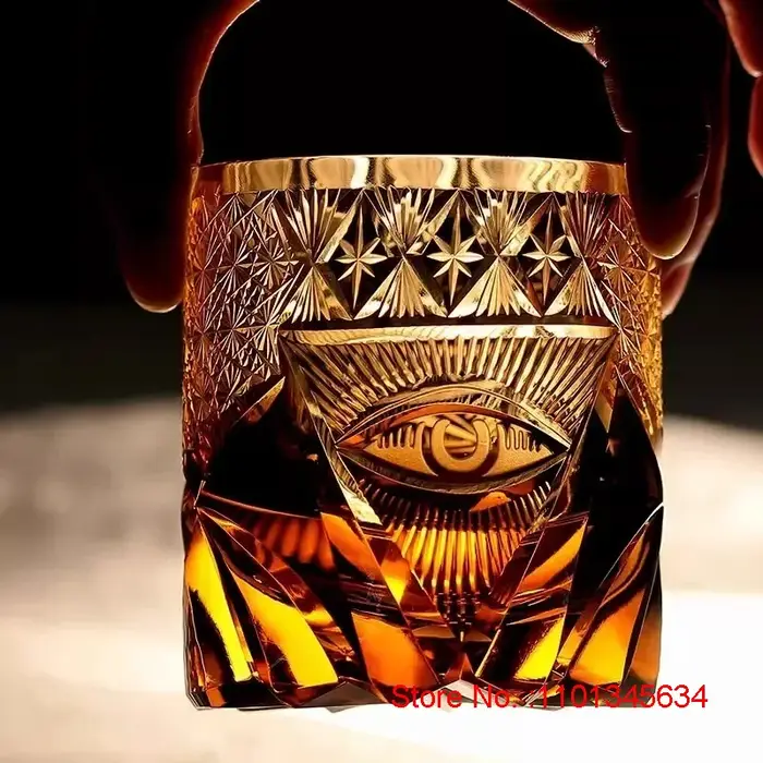 Verre à vin de luxe en cristal Eye Of God