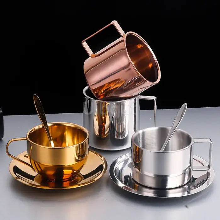 Petite tasse en acier inoxydable de 180ml/200ml