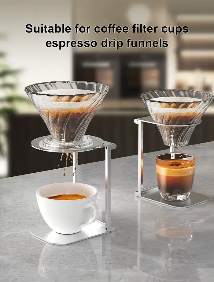 Support d'égouttement de café pliable