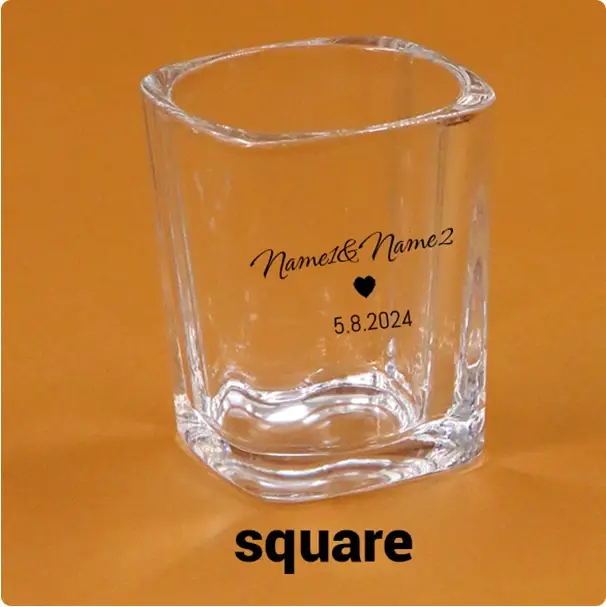 Verres à shot personnalisés avec texte, verres à shot en verre personnalisables, verres à shot en gr