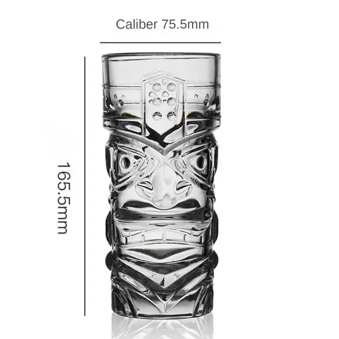 Verre à grimace en cristal, verre à cocktail hawaïen, verre à jus Tiki, verre à vie créatif