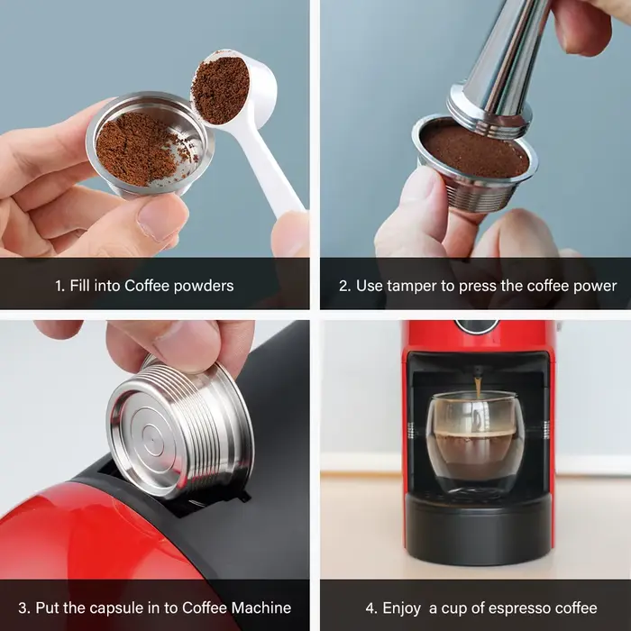 Capsule de café réutilisable Icafilas pour filtres