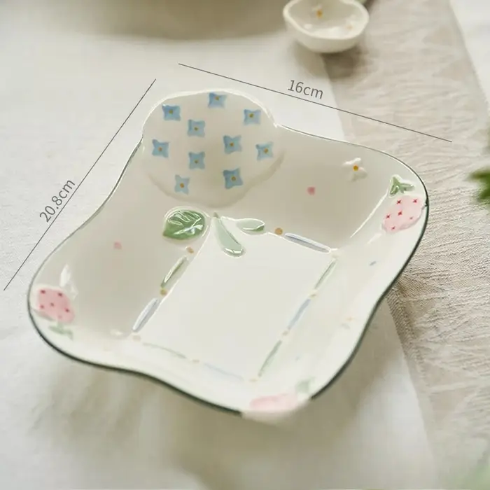 Petites vaisselle et assiettes fraîches et de haute valeur pour la maison de style nordique