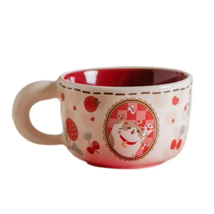 Tasse à café en céramique pour chat