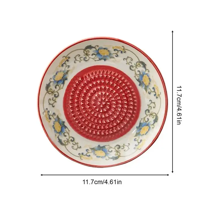Lot de 4 râpes à ail manuelles en céramique pour gingembre et ail