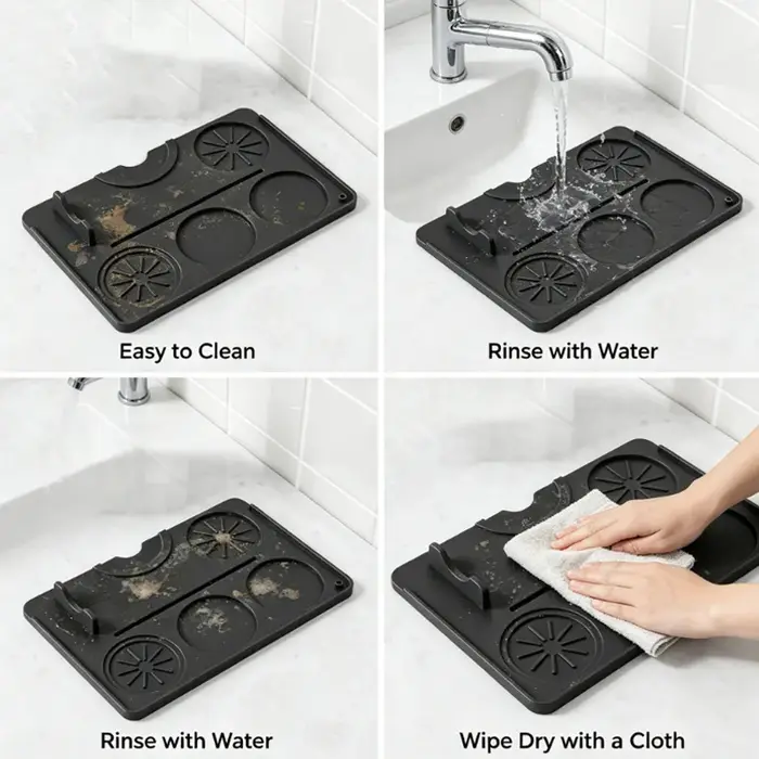 Tapis de pressage de café en silicone