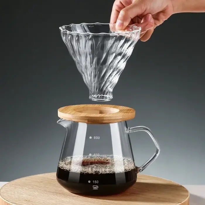 Ensemble de cafetière à verser