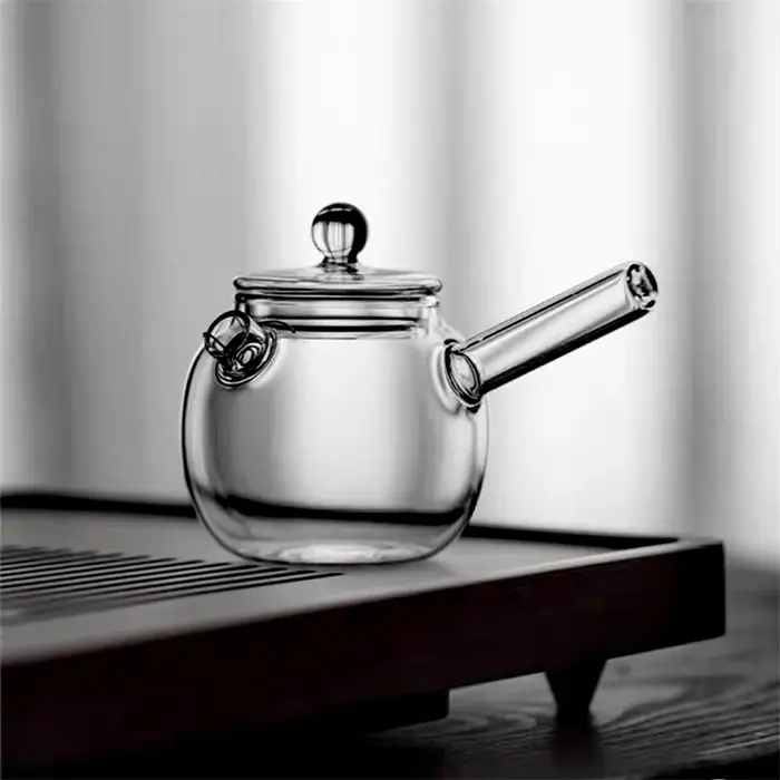 Théière en verre de style japonais avec filtre