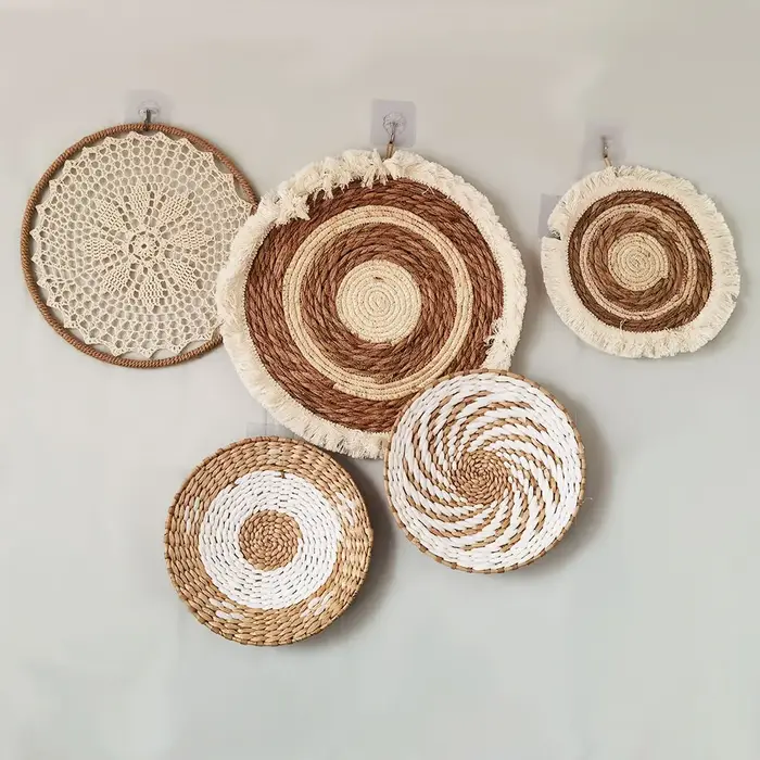 Assiette tissée d'algues de mer