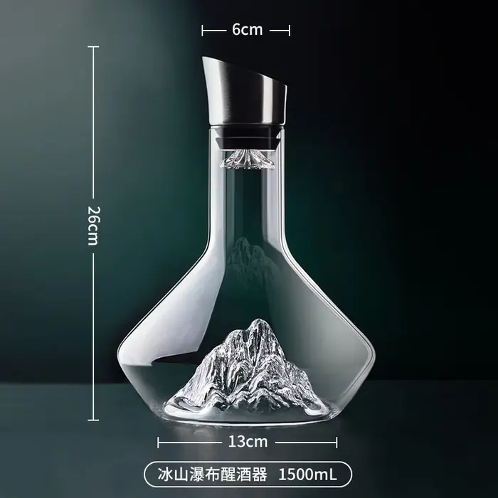 Carafe à vin pour whisky Iceberg