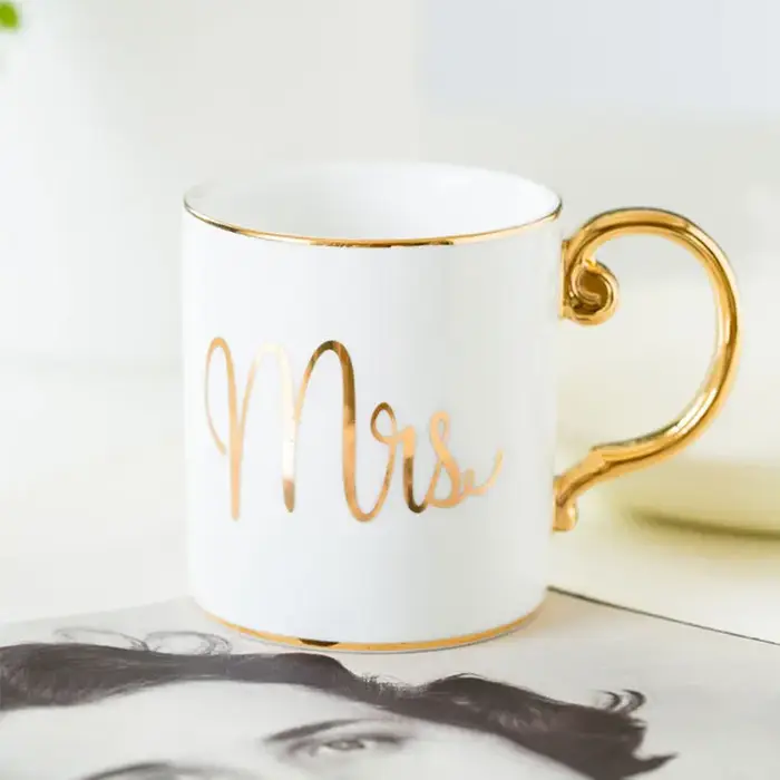 Tasse à café en porcelaine diamant