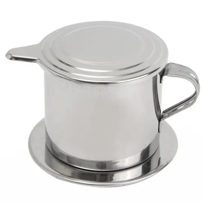 Filtre à café en acier inoxydable, tasse à infuser, goutteur de café vietnamien, Pot Portable, passo