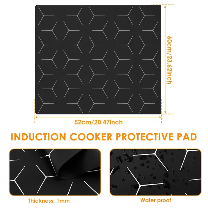 Protecteur de plaque de cuisson à induction en silicone