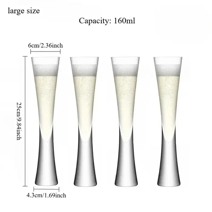 Verres à Champagne sans poignée