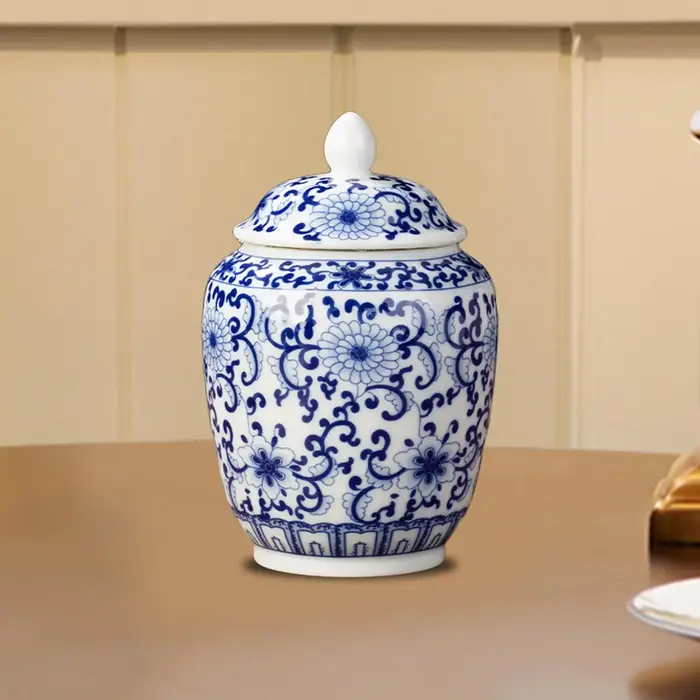 Bocaux en porcelaine de style vintage