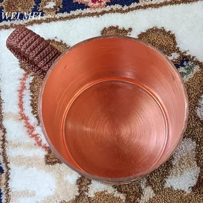 Tasse à café en cuivre pur Vintage aléatoire
