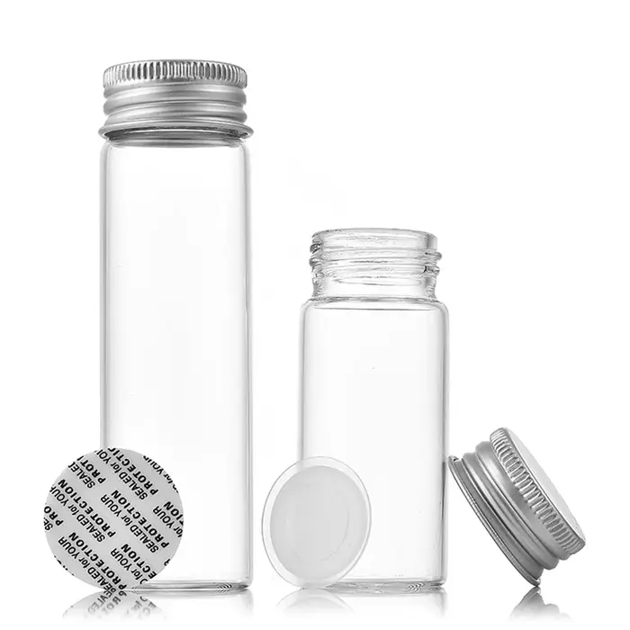 Bouteilles en verre, mini flacons de stockage